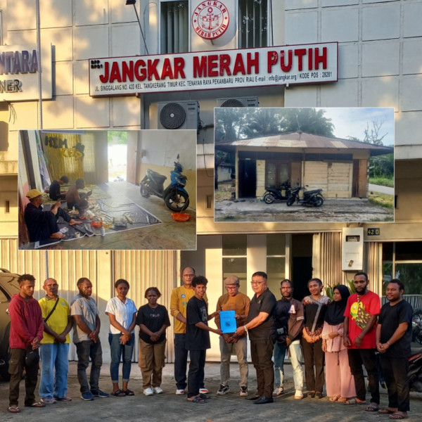 Tidak Dibolehkan Lagi Tinggal di Rusunawa Unri, Mahasiswa Papua Ini Mengadu ke Ormas JMP dan Petir