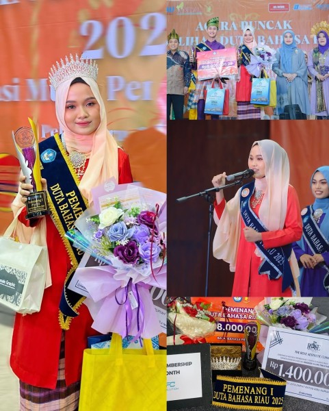 Jadi Winner Duta Bahasa Riau 2025, Begini Kisah Perjuangan R Mia Septya!