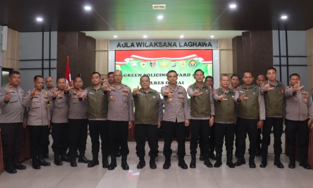 Tim Penilai Green Policing Award 2025 Kunjungi Polresta Dumai