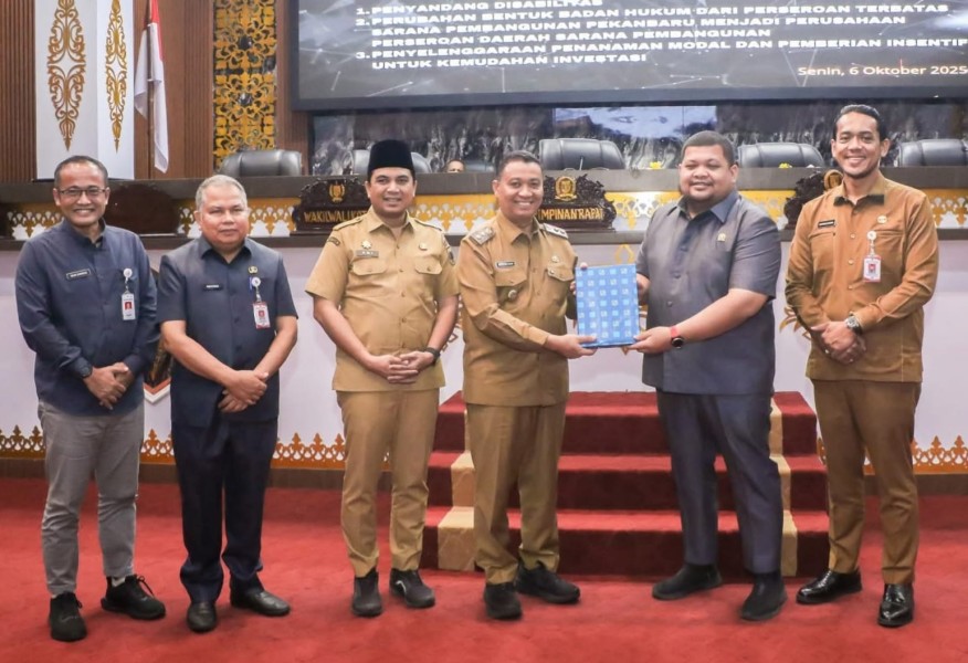 Pemko Pekanbaru Ajukan Tiga Ranperda ke DPRD, Apa Saja!