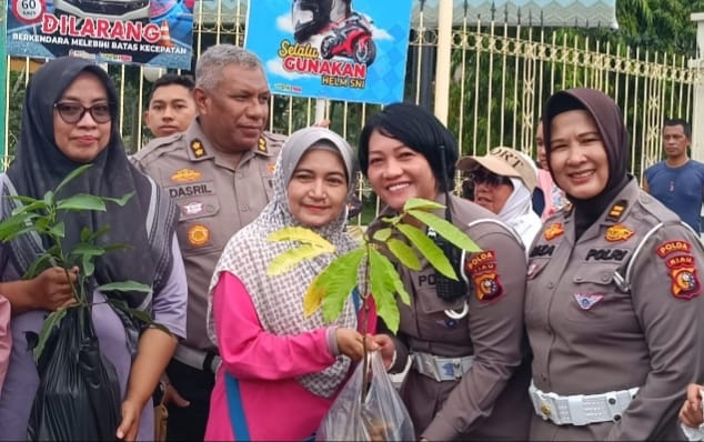 Gaungkan Keselamatan Lalu Lintas dan Green Policing, Polantas Sasar CFD Pekanbaru