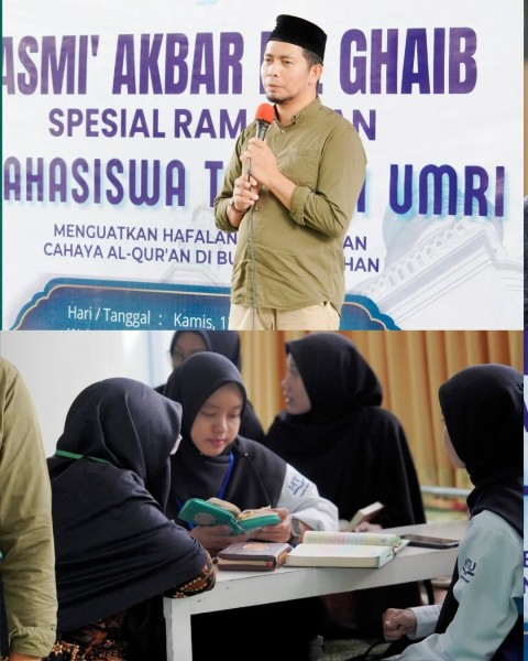Wakil Rektor III UMRI Apresiasi Tasmi' Akbar 30 Juz Spesial Ramadan