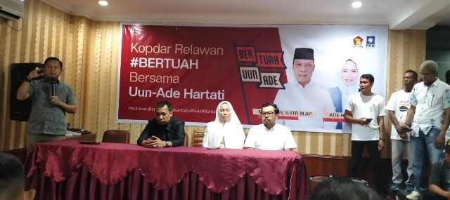 Muflihun Perkenalkan Ade Hartati dan Partai Pengusung Kepada Seluruh Simpatisan Pro UUN