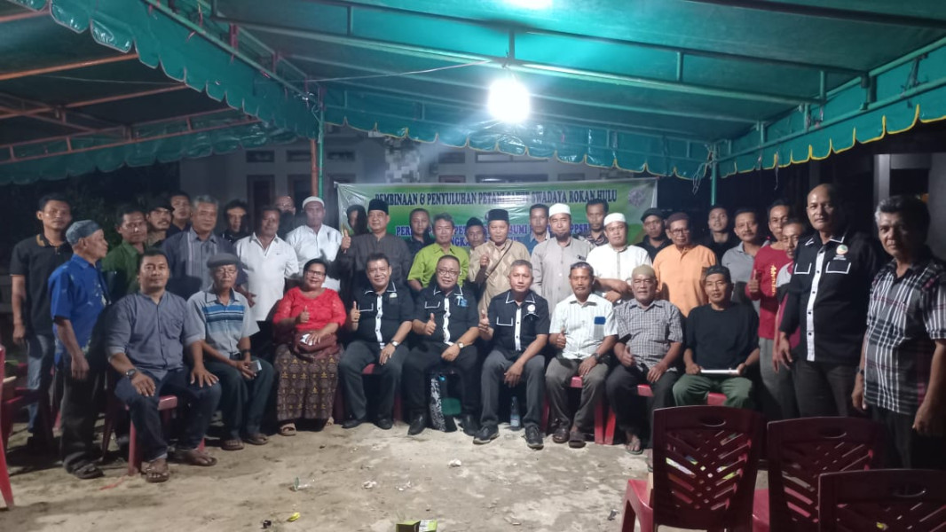 Petani Sawit Swadaya Kumpul di Ujungbatu, Kelmi Siap Bagikan Bibit Unggul dan Pupuk Gratis se-Rokan Hulu